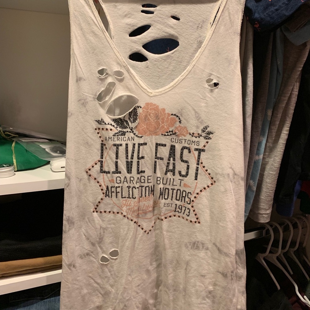 Affliction live fast tank